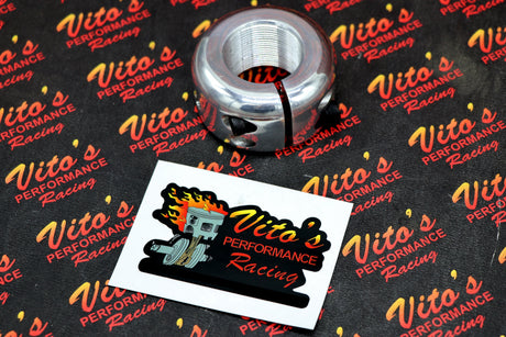 NEW LOCKING AXLE NUT Billet polished aluminum Yamaha Banshee 350 / Blaster 200 5