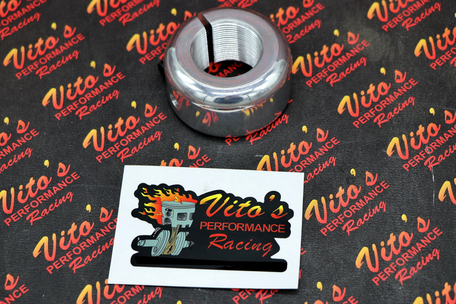 NEW LOCKING AXLE NUT Billet polished aluminum Yamaha Banshee 350 / Blaster 200 6