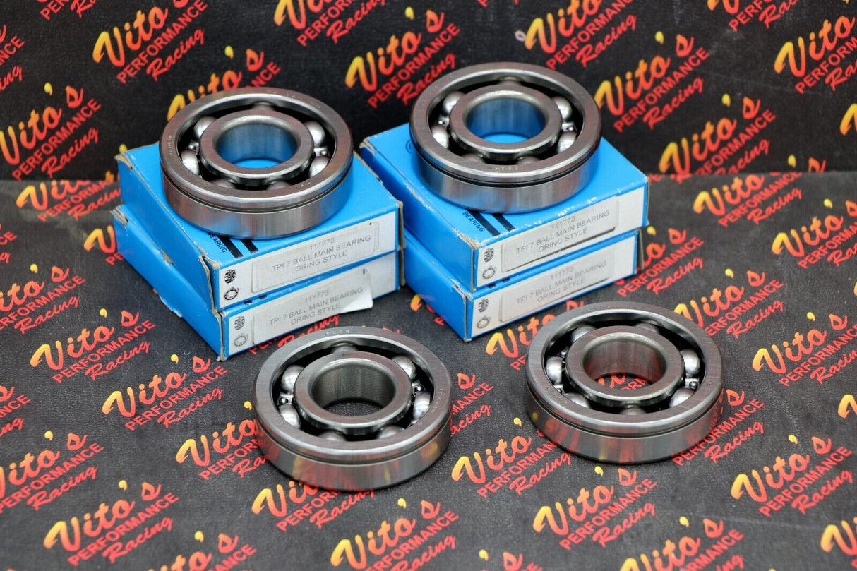 4 x Genuine TPI 7 ball bearing main crankshaft crank Yamaha Banshee - NEW 2