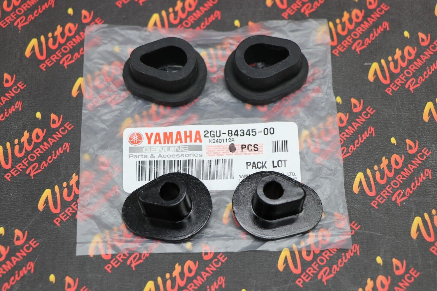 1 x NEW headlight rubber bushing damper + metal stay kit Yamaha Banshee Warrior 1