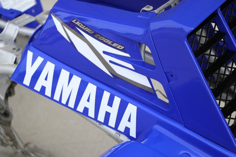 Yamaha Banshee Fenders + Gas Tank Plastic + Rad Cover Grill + Graphics Blue 2002 7