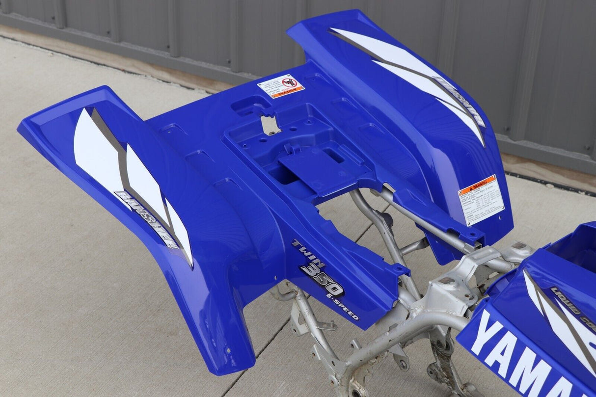Yamaha Banshee Fenders + Gas Tank Plastic + Rad Cover Grill + Graphics Blue 2002 8