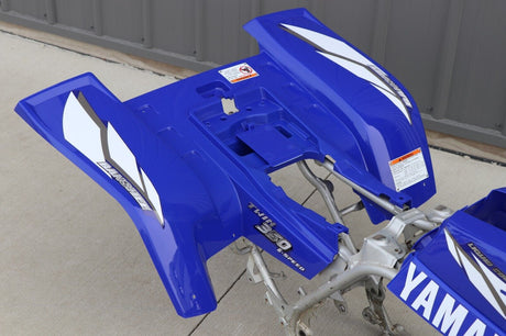 Yamaha Banshee Fenders + Gas Tank Plastic + Rad Cover Grill + Graphics Blue 2002 8