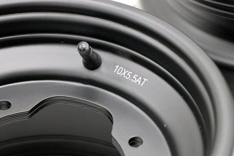 2 x 10" front aluminum wheels rims 4x156 Yamaha Banshee Raptor 700 YFZ450r BLACK 9