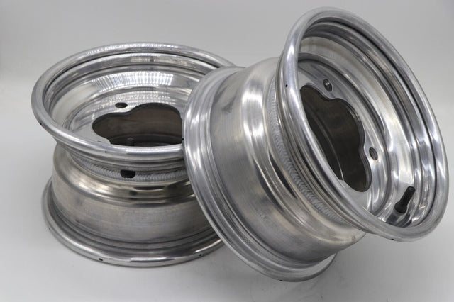 2 x 10" front aluminum wheels rims 4x144 HONDA 450r 400EX 300EX 250EX POLISHED 1