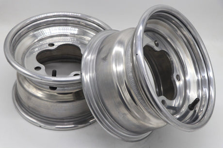 2 x 10" front aluminum wheels rims 4x144 HONDA 450r 400EX 300EX 250EX POLISHED 6