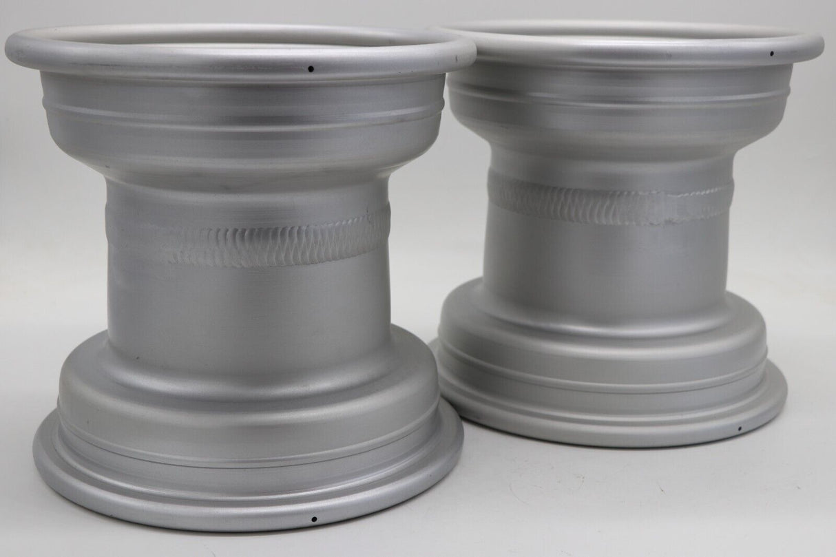 2 x 9" rear aluminum wheels rims 4x115 Yamaha Banshee Raptor 700 YFZ450r SILVER 5