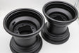 2 x 9" rear aluminum wheels rims 4x115 Yamaha Banshee Raptor 700 YFZ450r BLACK 1