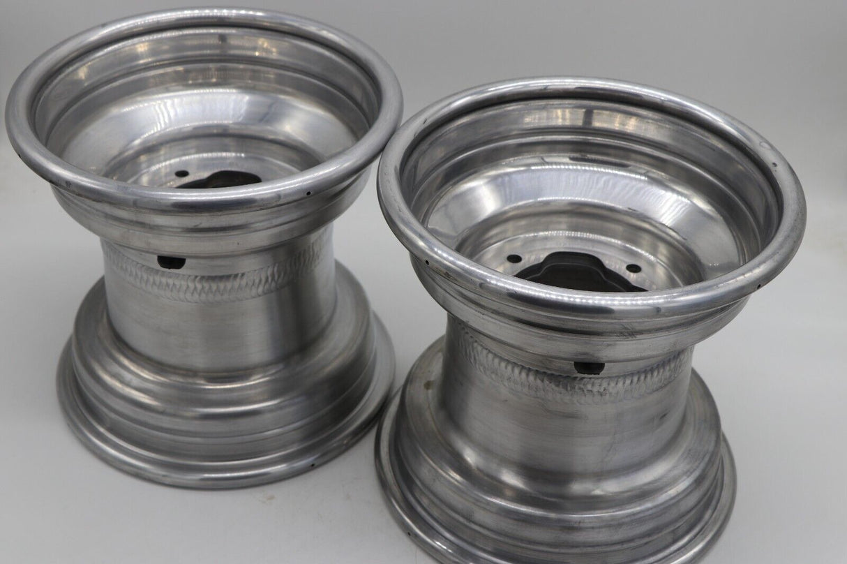 9" rear aluminum wheels rims 4x115 Yamaha Banshee Raptor 700 YFZ450r POLISHED 2