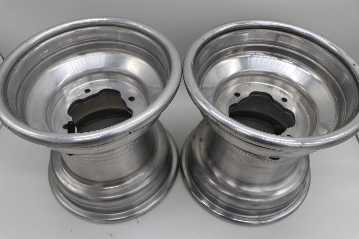 9" rear aluminum wheels rims 4x115 Yamaha Banshee Raptor 700 YFZ450r POLISHED 5