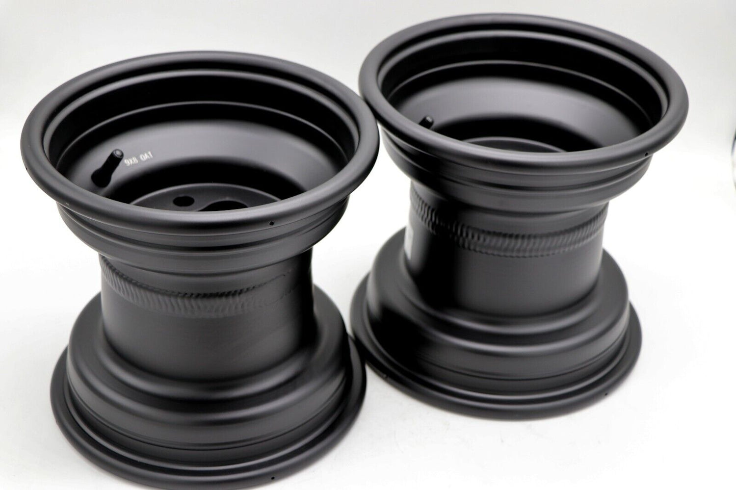 2 x 9" rear aluminum wheels rims 4x110 HONDA 450r 400EX 300EX TRX250r BLACK 3
