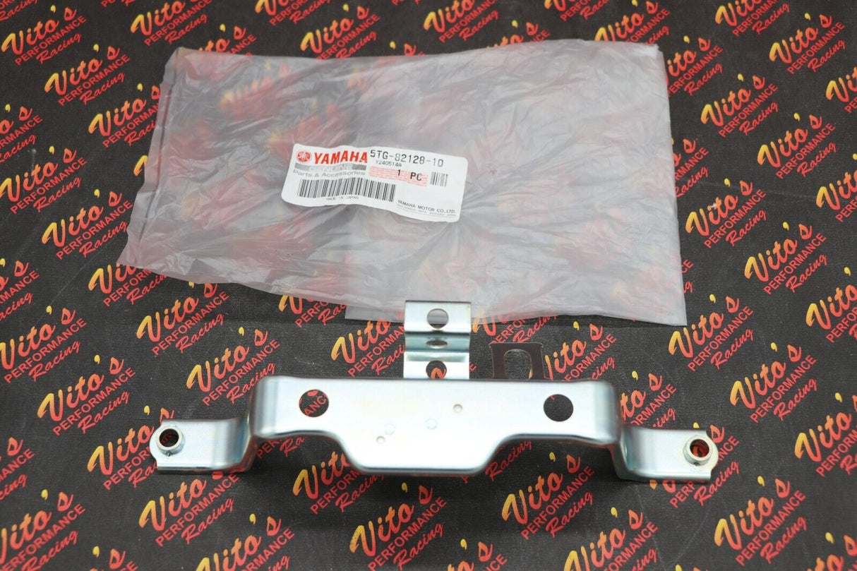 Yamaha YFZ450 battery holder bracket mounting clamp OEM 2004-2009 + 2012-13 4