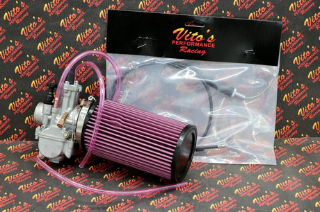 Yamaha Blaster 28MM 28 Mil Carb Carburetor Kit + Vito's Cable + K+N Filter 2