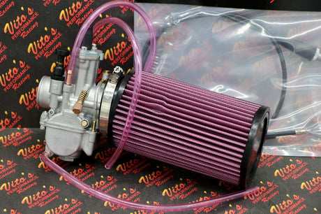 Yamaha Blaster 28MM 28 Mil Carb Carburetor Kit + Vito's Cable + K+N Filter 3