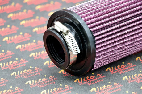 1 x Blaster Banshee K+N style air filter pod 1.75" OEM 26mm Mikuni + OUTERWEAR 9