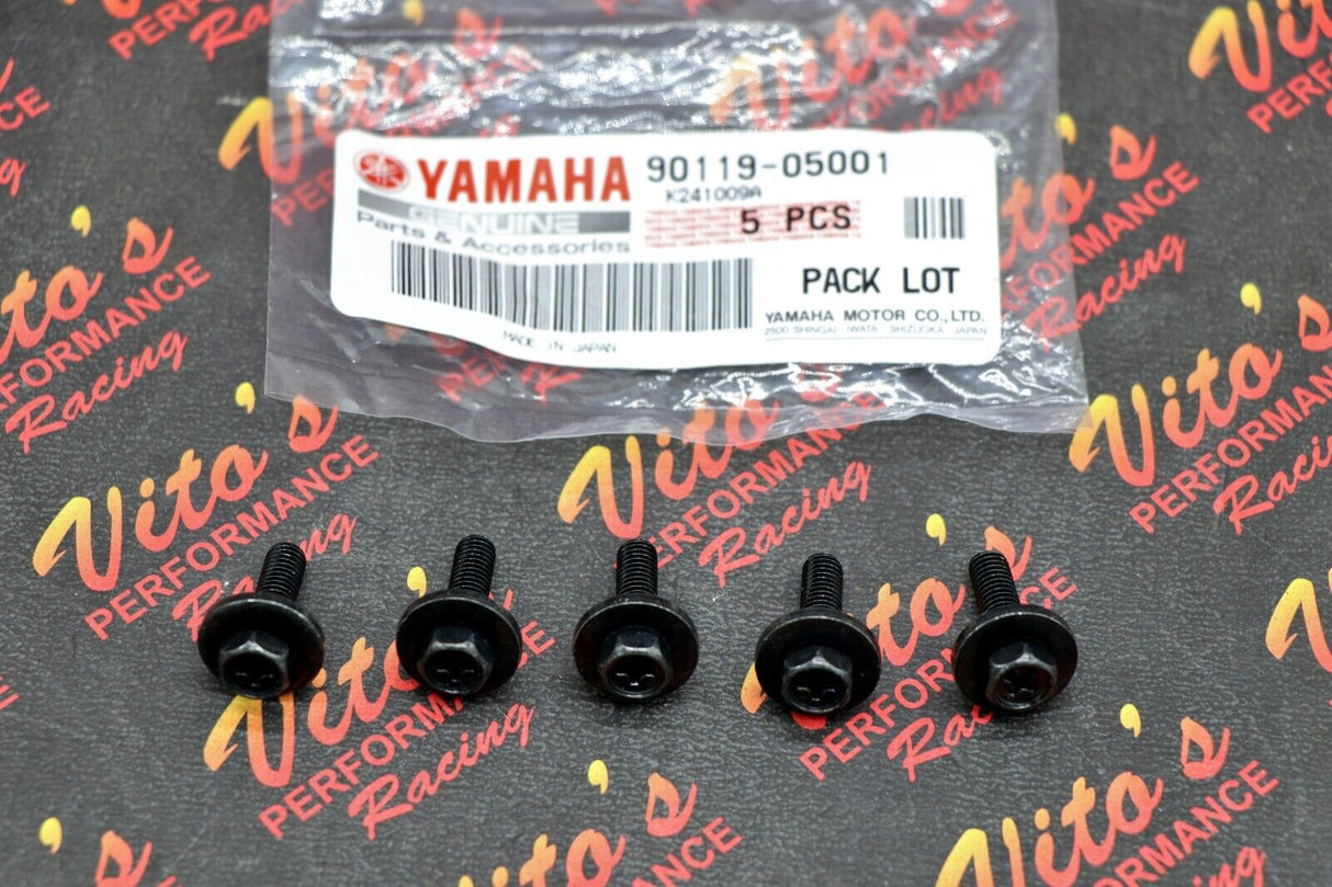 5 x CLUTCH SPRING BOLTS SCREW + WASHER Yamaha Blaster OEM genuine Factory 2
