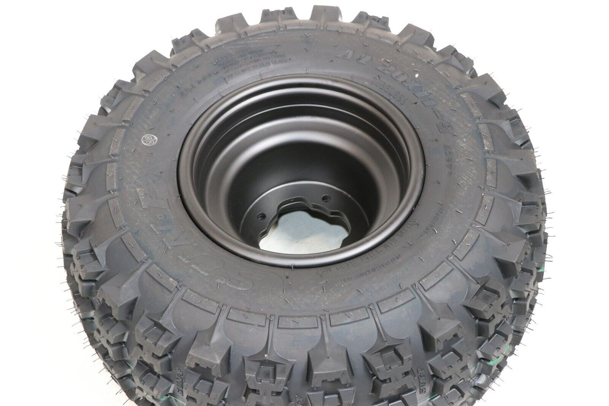 NEW 20x11x9 rear tires + wheels rims Yamaha Banshee Raptor YFZ450 BLACK 8