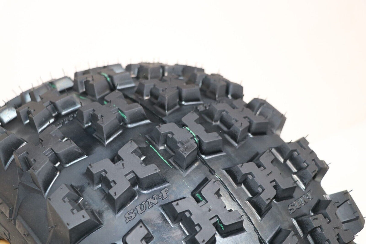 NEW 20x11x9 rear tires + wheels rims Yamaha Banshee Raptor YFZ450 BLACK 11