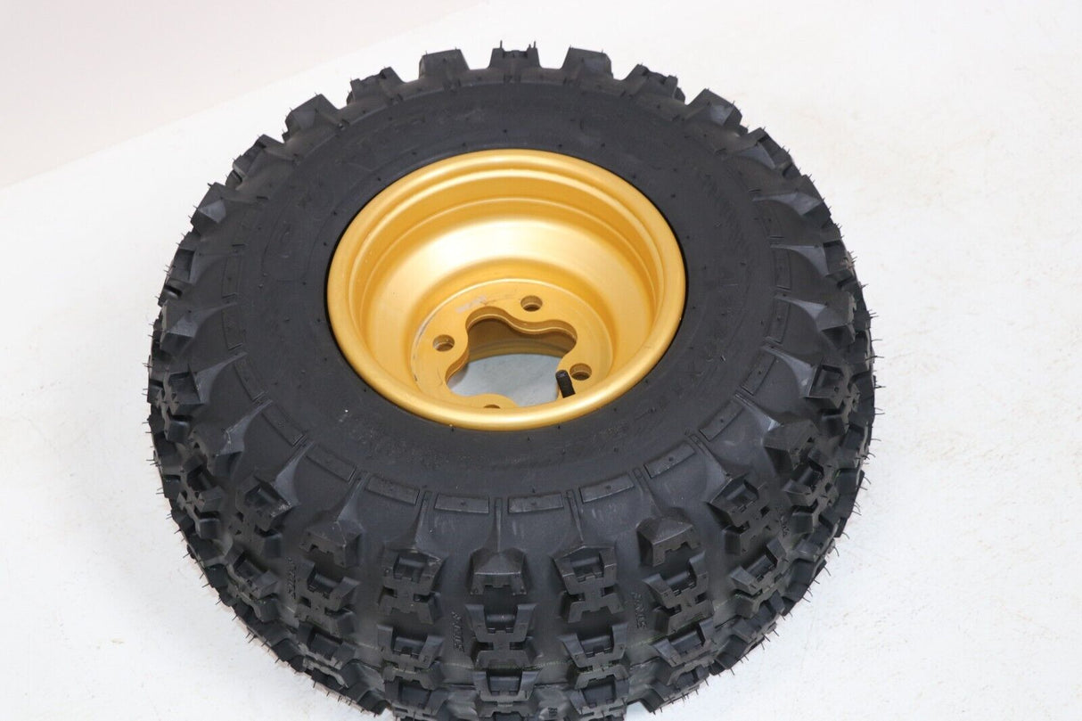 NEW 20x11x9 rear tires + wheels rims HONDA 450r 400EX 300EX TRX250r GOLD 4