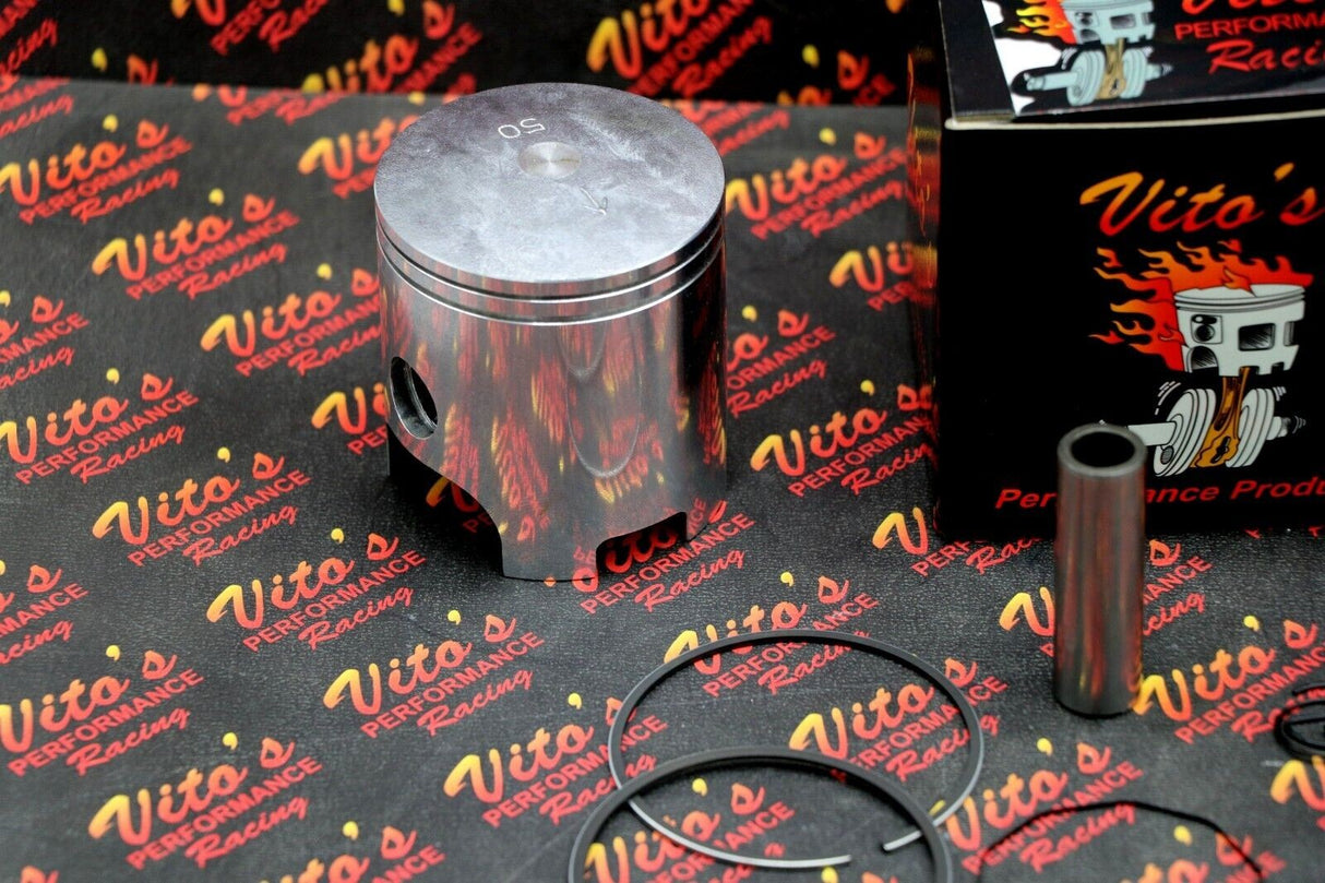 2 X VITO'S PERFORMANCE RD30 RD400 PISTONS + RINGS 65.00 YAMAHA BANSHEE 65.00MM 5