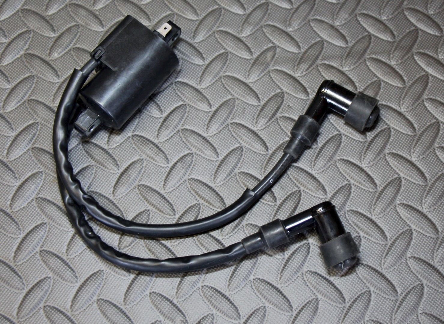 NEW YAMAHA BANSHEE 350 IGNITION COIL SPARK + CAPS + WIRES HIGH OUTPUT 1987-2006 3