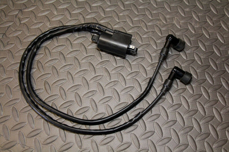New Yamaha BANSHEE 350 ignition COIL + caps 1987-2006 EXTRA LONG SPARK PLUG WIRE 1