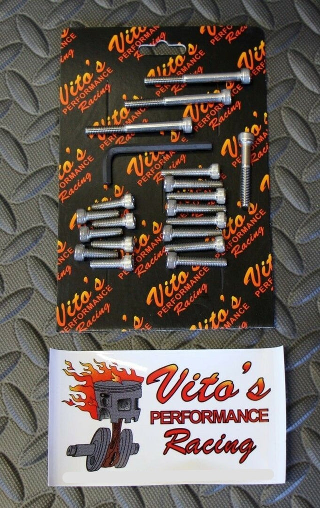 Vito's Performance Stainless BOLT KIT Yamaha Banshee: Clutch + Stator Cover 1