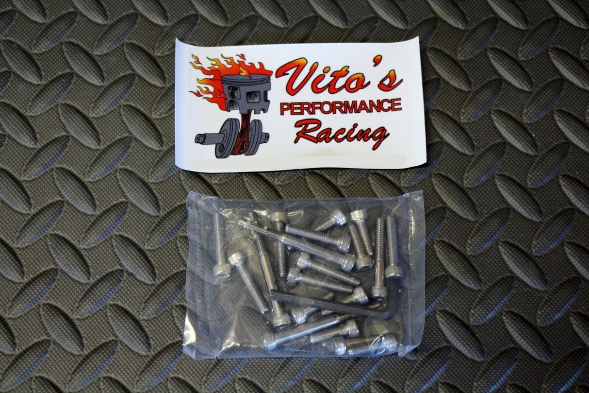 Vito's Performance Stainless BOLT KIT Yamaha Banshee: Clutch + Stator Cover 2