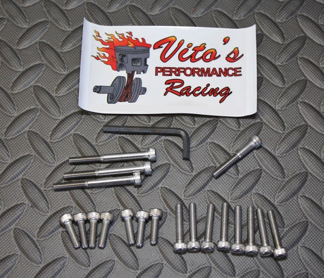 Vito's Performance Stainless BOLT KIT Yamaha Banshee: Clutch + Stator Cover 3