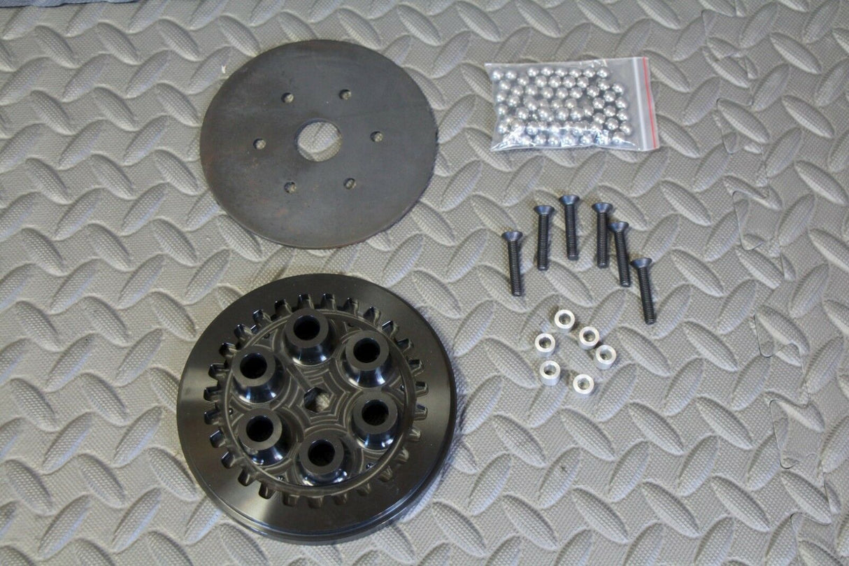 NEW Yamaha Banshee LOCK UP clutch kit - ball bearing 140+HP drag out STOCK COVER 4