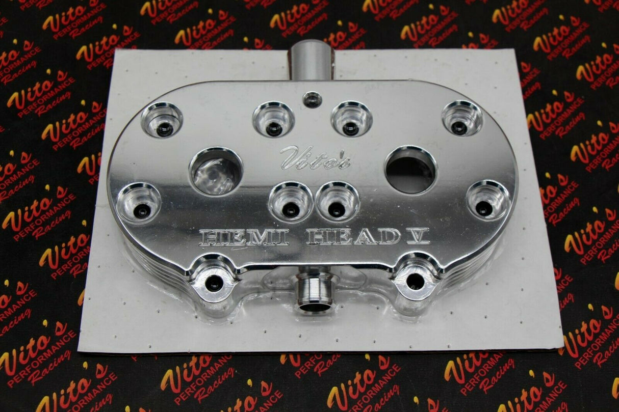 Vito's HEMI HEAD aftermarket billet aluminum cool 1987-2006 Banshee + head nuts 2