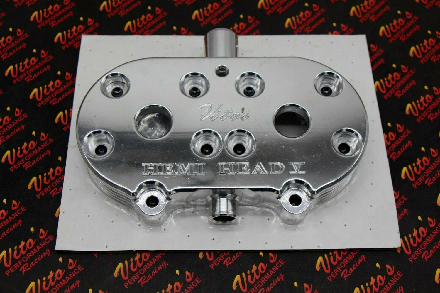 Vito's HEMI HEAD aftermarket billet aluminum cool 1987-2006 Banshee + head nuts 2