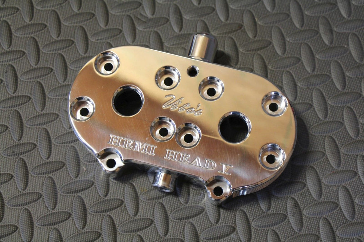 Vito's HEMI HEAD aftermarket billet aluminum cool 1987-2006 Banshee + head nuts 4