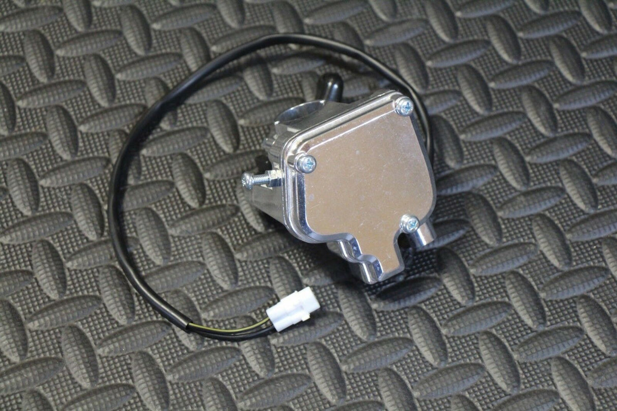 Vito's Yamaha Banshee thumb throttle assembly + lever 1987-2006 Blaster - SILVER 6