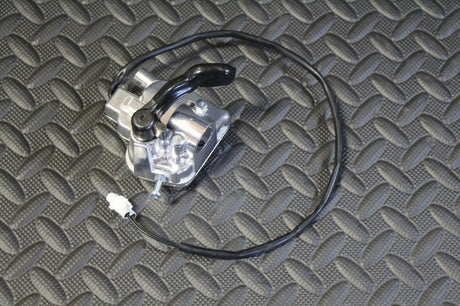 Vito's Yamaha Banshee thumb throttle assembly + lever 1987-2006 Blaster - SILVER 8