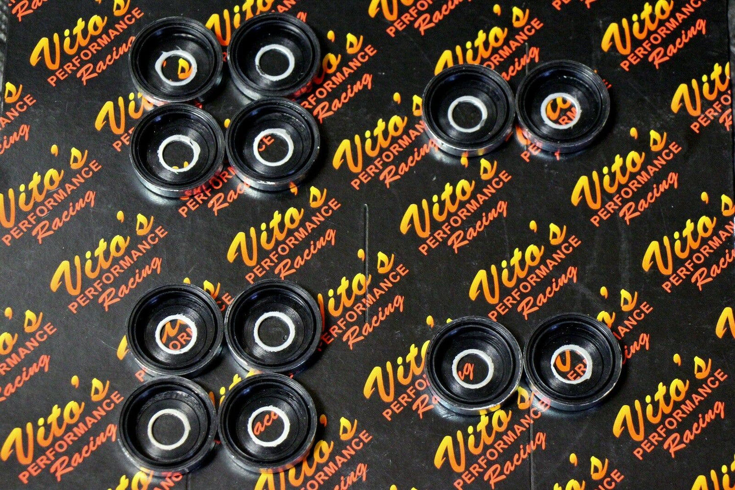 12 X VITO'S PERFORMANCE A-ARM DUST COVER CAPS YAMAHA BANSHEE YFZ450 RAPTOR 87-06 2