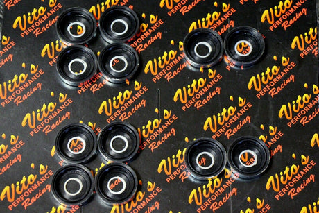 12 X VITO'S PERFORMANCE A-ARM DUST COVER CAPS YAMAHA BANSHEE YFZ450 RAPTOR 87-06 2