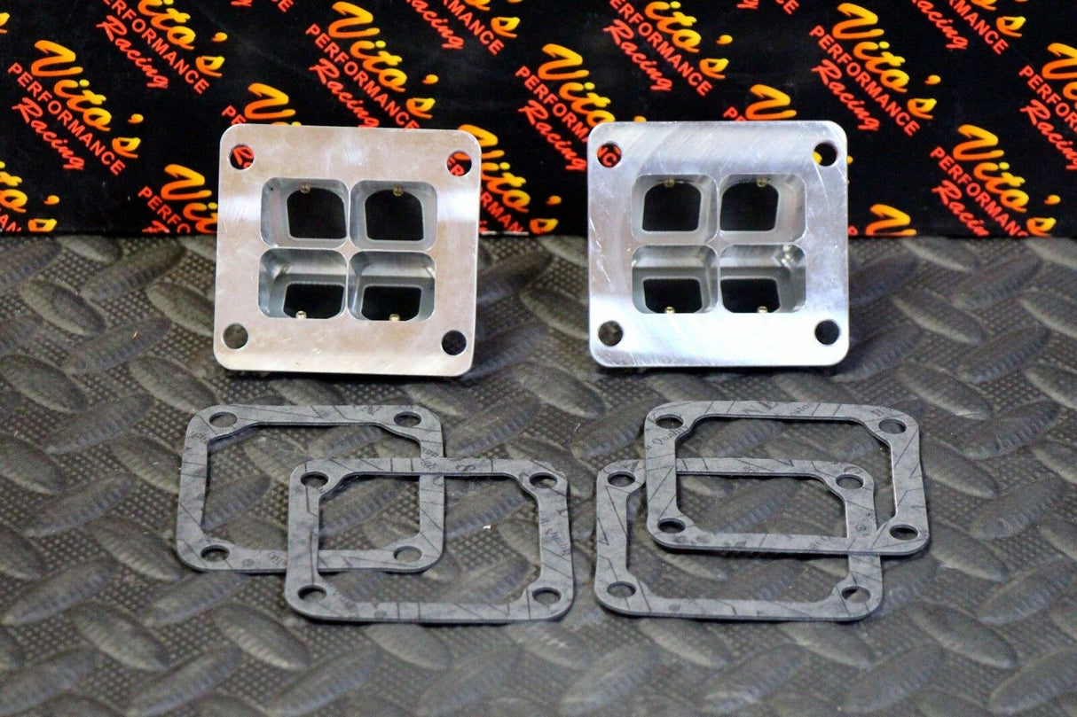 Vito's billet aluminum BULLSEYE REED VALVE CAGES + carbon flex reeds BANSHEE 3