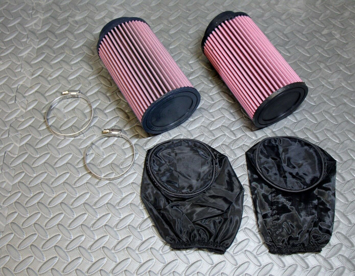 2 x NEW Banshee K+N style pod air filters Keihin PWK 38 39 41mm carbs OUTERWEARS 2