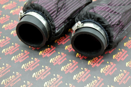 2 x NEW Banshee K+N style pod air filters Keihin PWK 38 39 41mm carbs OUTERWEARS 3