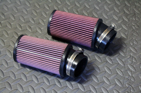 2 x NEW Banshee K+N style pod air filters Keihin PWK 38 39 41mm carbs OUTERWEARS 5
