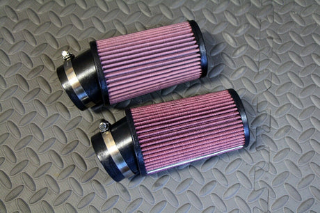 2 x NEW Banshee K+N style pod air filters Keihin PWK 38 39 41mm carbs OUTERWEARS 6