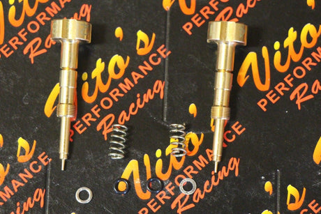 Vito's Yamaha Raptor 660 adjustable fuel air mixture screws UPGRADED BRASS 01-05 1