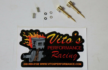 Vito's Yamaha Raptor 660 adjustable fuel air mixture screws UPGRADED BRASS 01-05 3