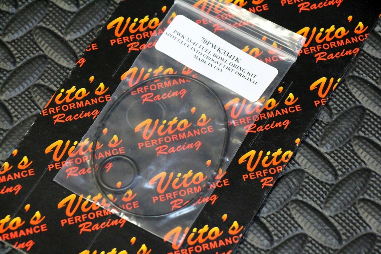 VITO'S KEIHIN PWK 33MM 35MM 28MM FUEL BOWL O-RING REPLACEMENT KIT 70PWK3341K 1