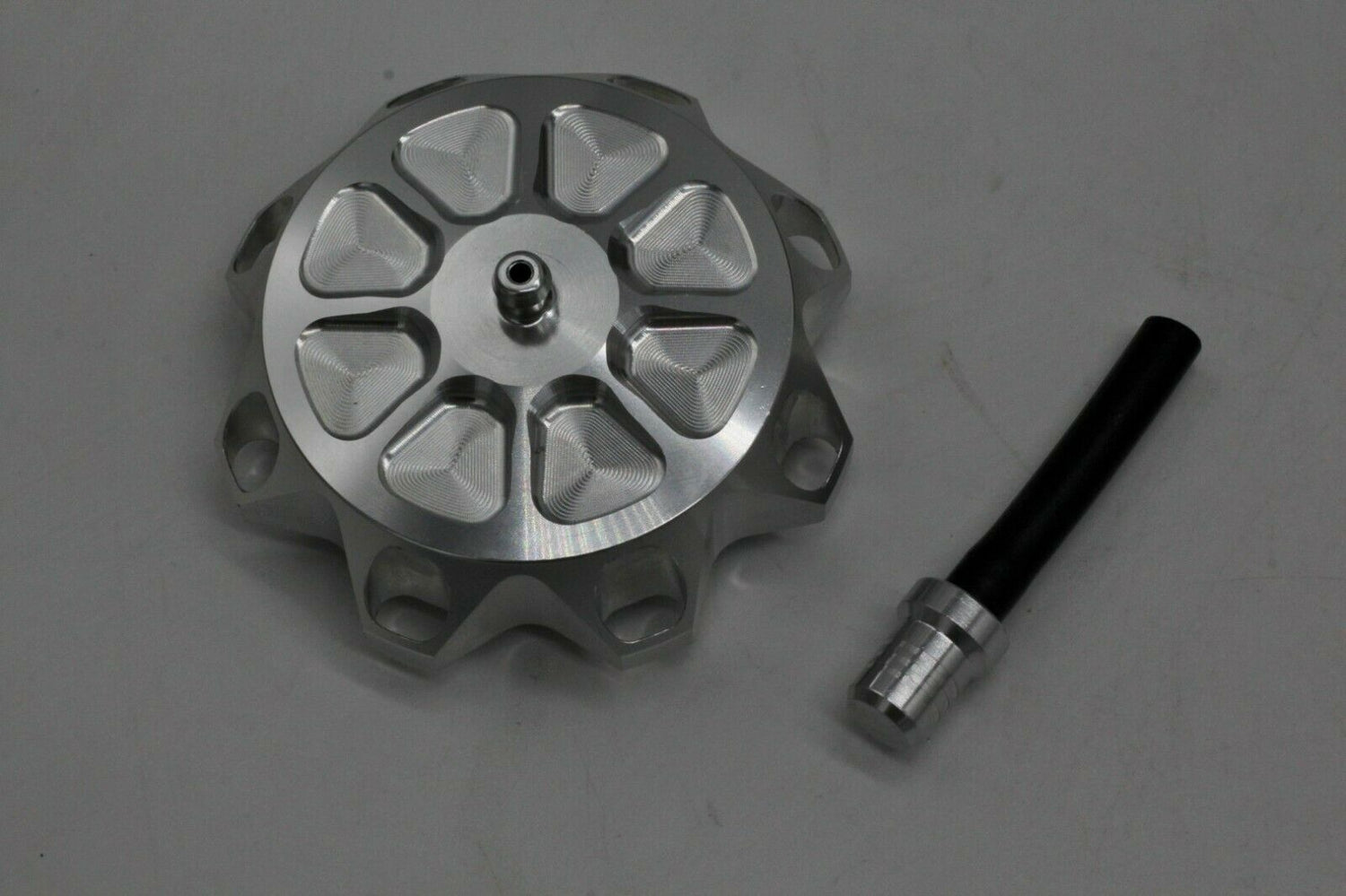 NEW Vito's aluminum Gas tank cap + billet vent cap Suzuki Z400 Kawasaki KFX400 1