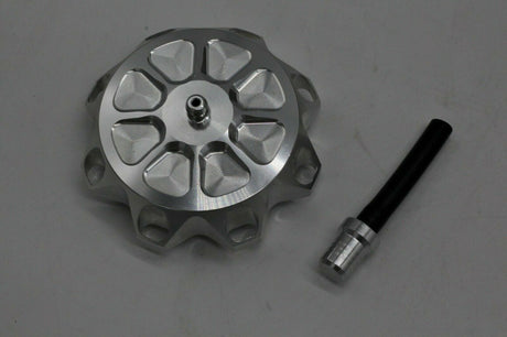 NEW Vito's aluminum Gas tank cap + billet vent cap Suzuki Z400 Kawasaki KFX400 1