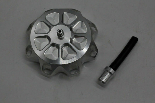 NEW Vito's aluminum Gas tank cap + billet vent cap Suzuki Z400 Kawasaki KFX400 1