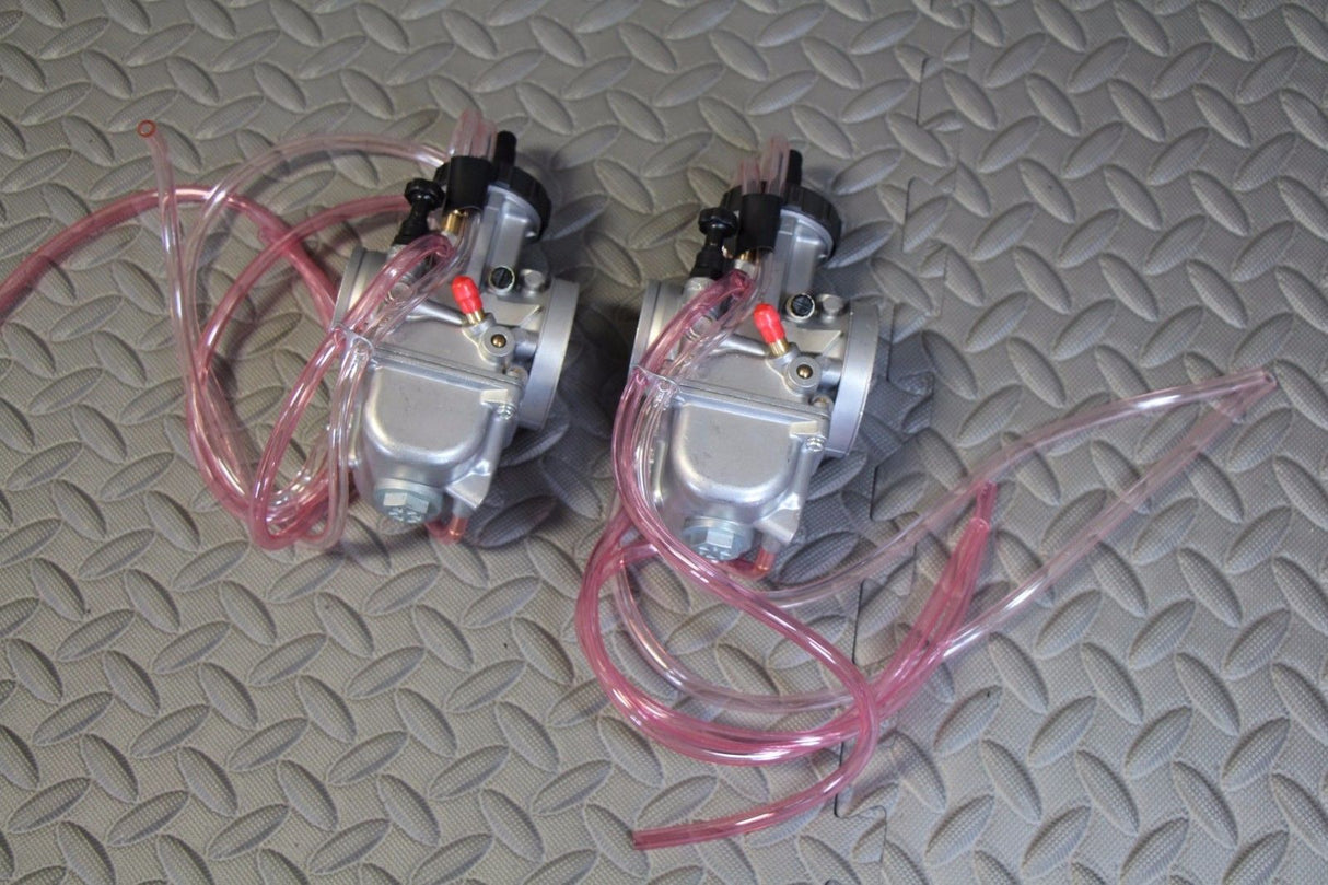 NEW 2 x 35mm carburetor + thumb throttle cable aftermarket carbs Banshee 35 5