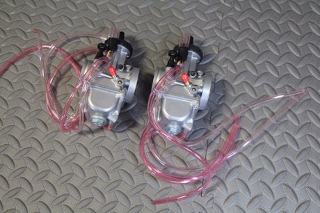 NEW 2 x 35mm carburetor + thumb throttle cable aftermarket carbs Banshee 35 5